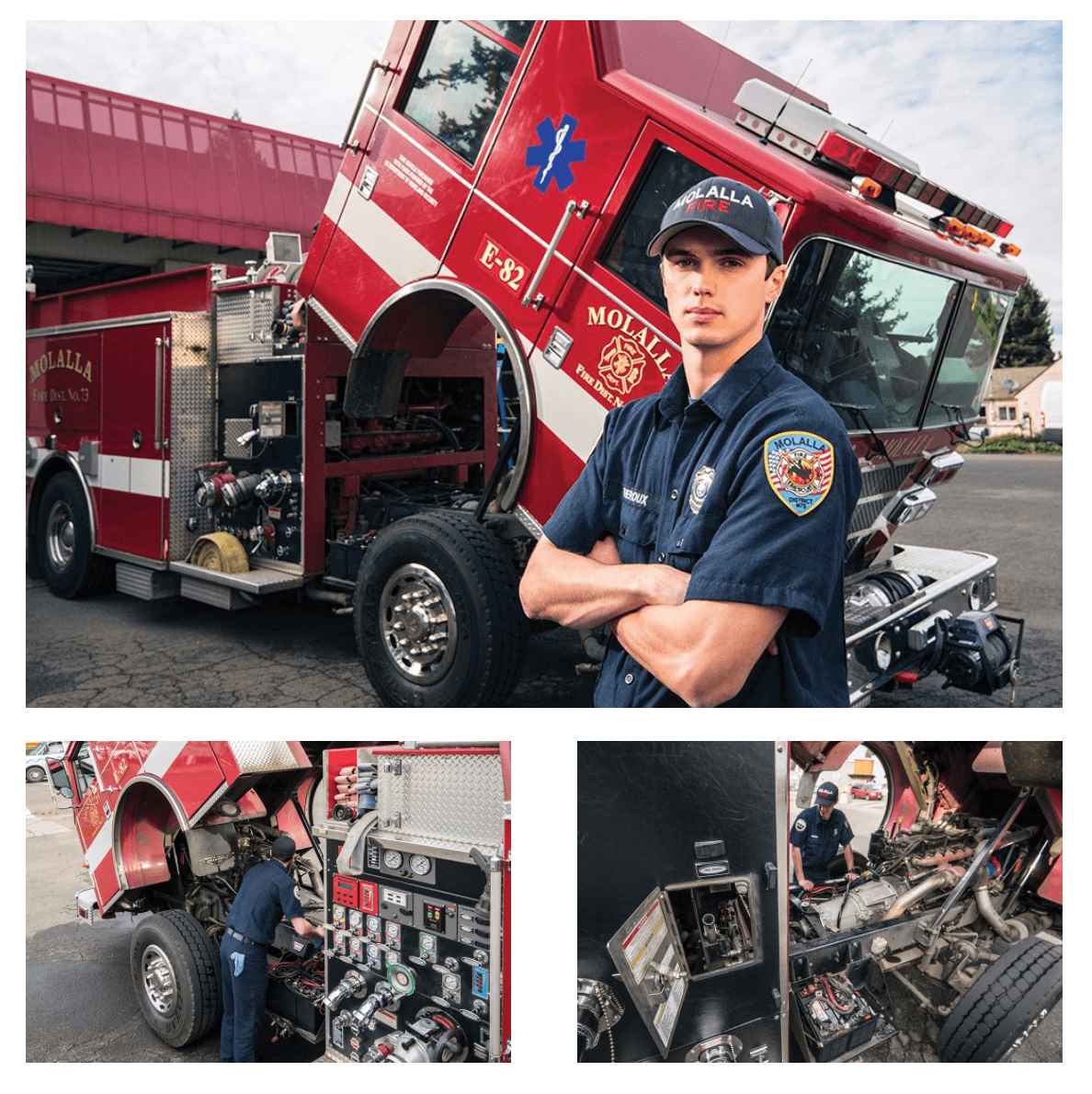 Cabover engine (COE) trucks